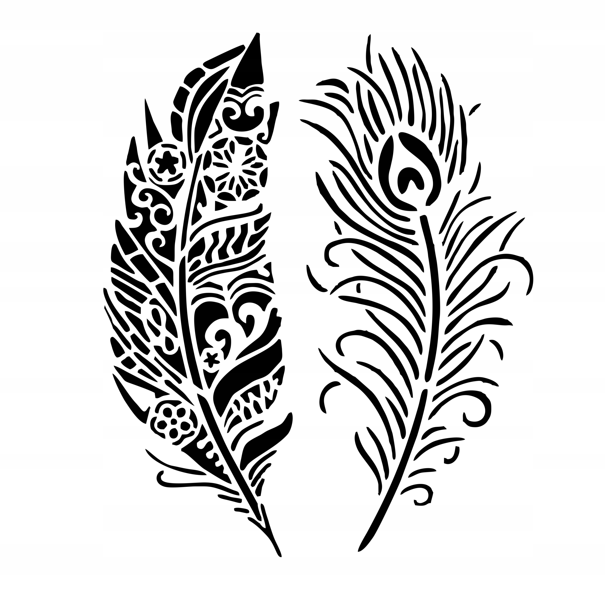 Malířská šablona, šablona pro malování /pera/ 140x100