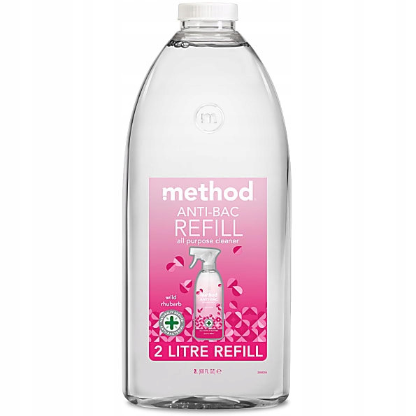 Levně Method Antybakteryjny uniwersalny środek czyszczący Refill, 2 l Rabarbar