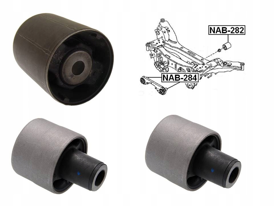 FEBEST САЙЛЕНТБЛОК МЕХАНІЗМУ РІЗНИЦЯ. ЗАД.