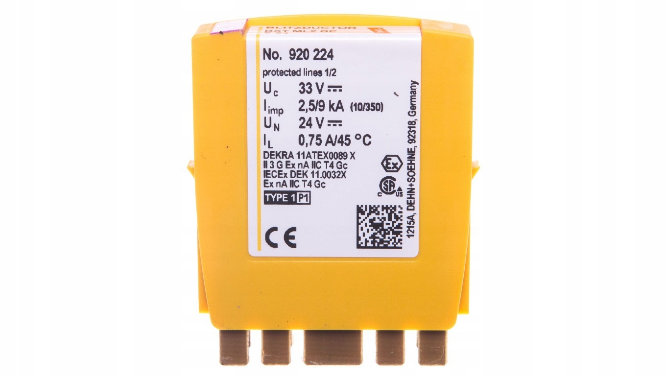 Kompaktowy moduł ochronny Dehn T1 9kA/20kA Bxt ML2 Be S 24 920224