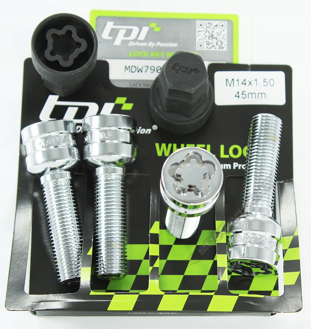 TPI SRUBY ZABEZPIECZAJACE 14x1 5x45 VW Golf Passat Producent code SN0263