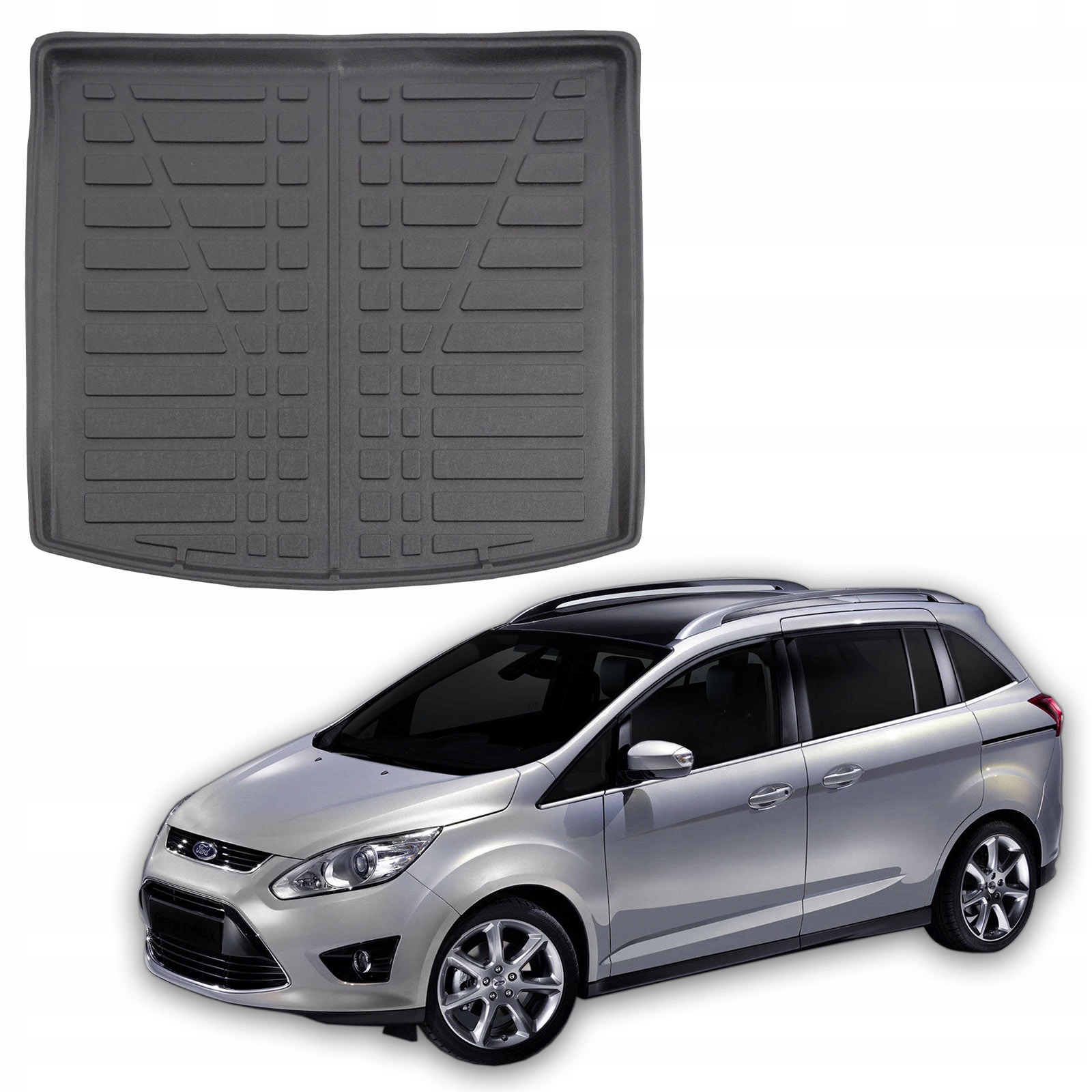 

Ford Grand C-max 2010-2019 Mata Wkład Bagażnika