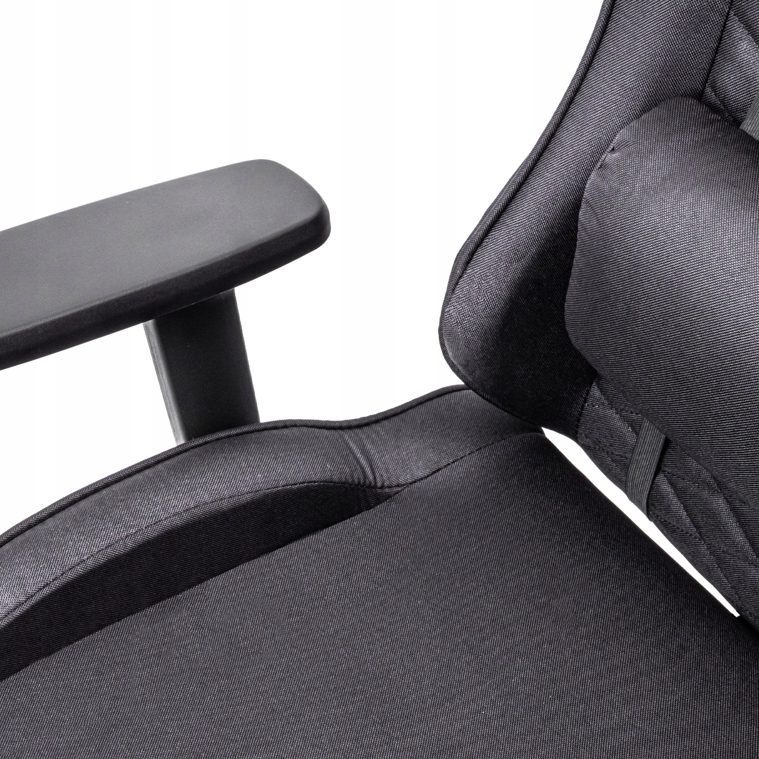 FOTEL GAMINGOWY OBROTOWY KRZESŁO GAMINGOWE DO BIURKA OBROTOWE Z PODNÓŻKIEM Materiał obicia tkanina