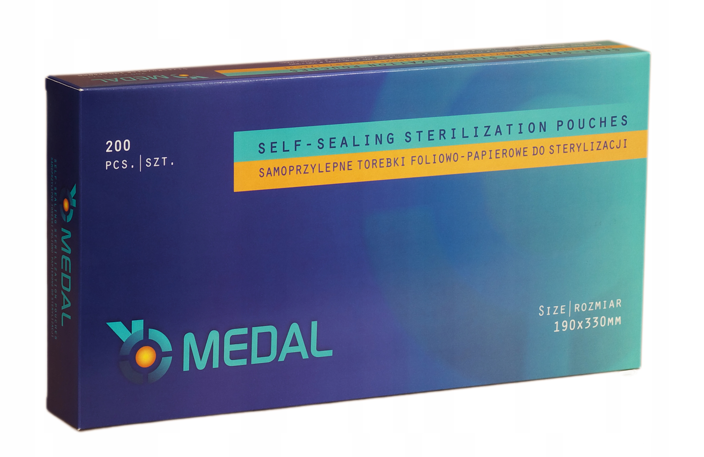 Torebki Do Sterylizacji 190x330mm Medal 200szt