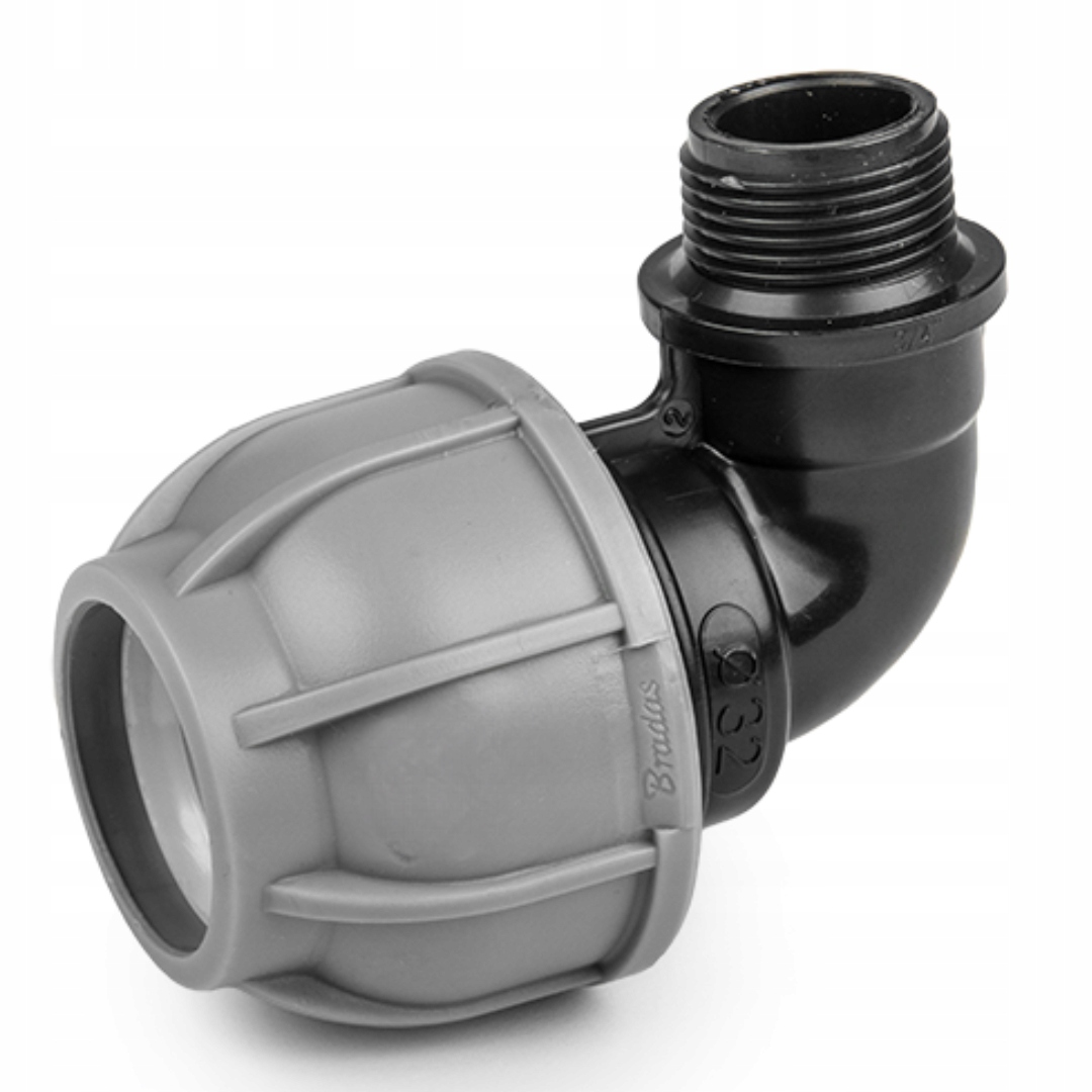 KOLANO KOLANKO SKRĘCANE PE20 3/4GZ RURY WĘŻA ZŁĄCZKA RURA NAWADNIANIE