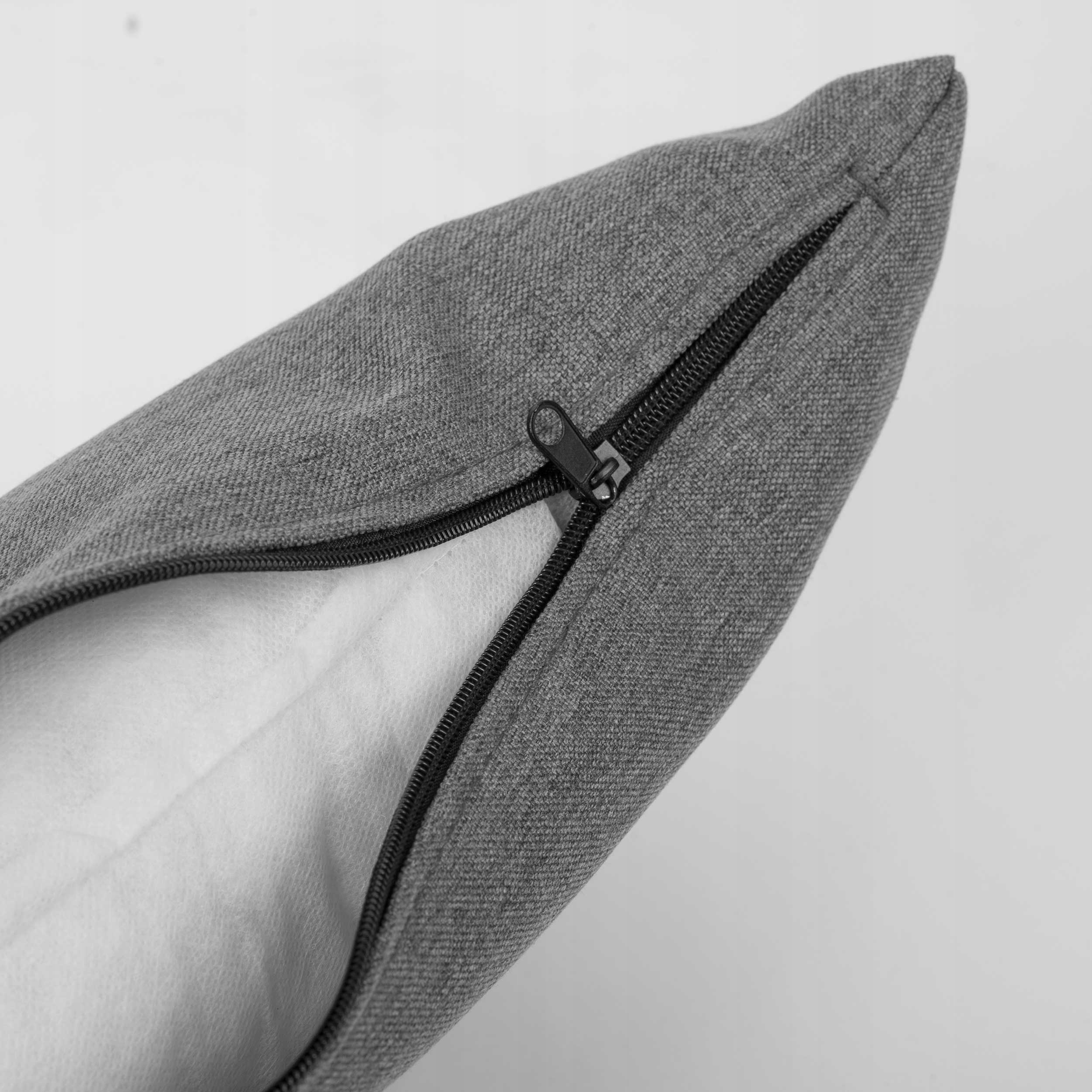 Fotel USZAK SZARY styl skandynawski + podnóżek poduszka Kolor obicia odcienie szarości