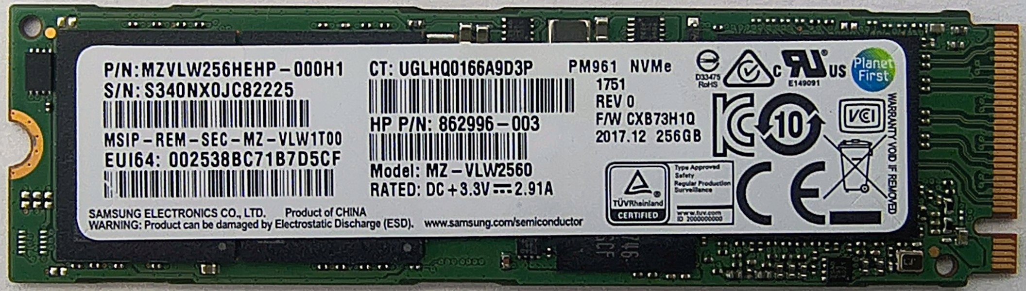 Samsung Pm961 256gb Pcie w Dyski SSD- Ceny, opinie, sklepy