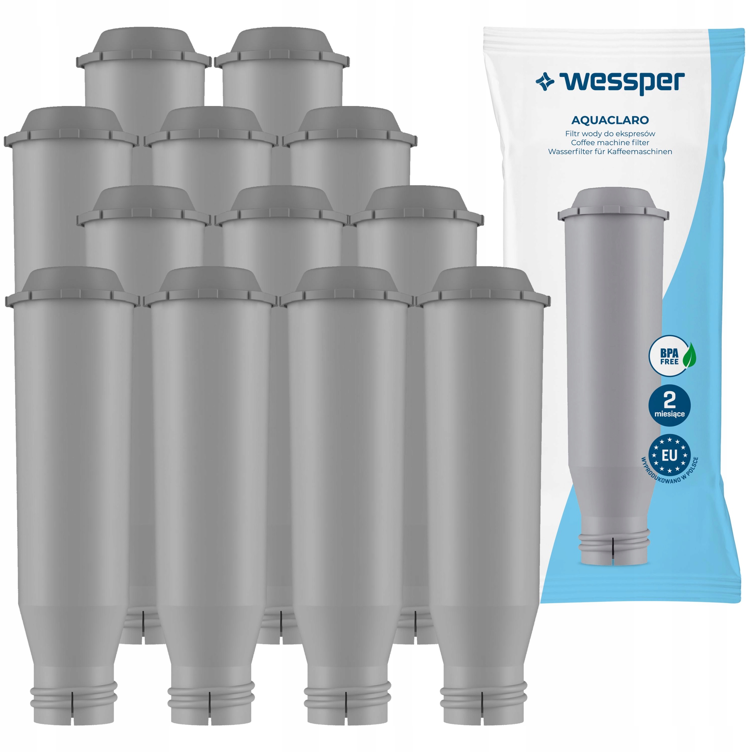 Filtr do kávovarů Nivona a Krups náhradní filtr na vodu Wessper 12 ks