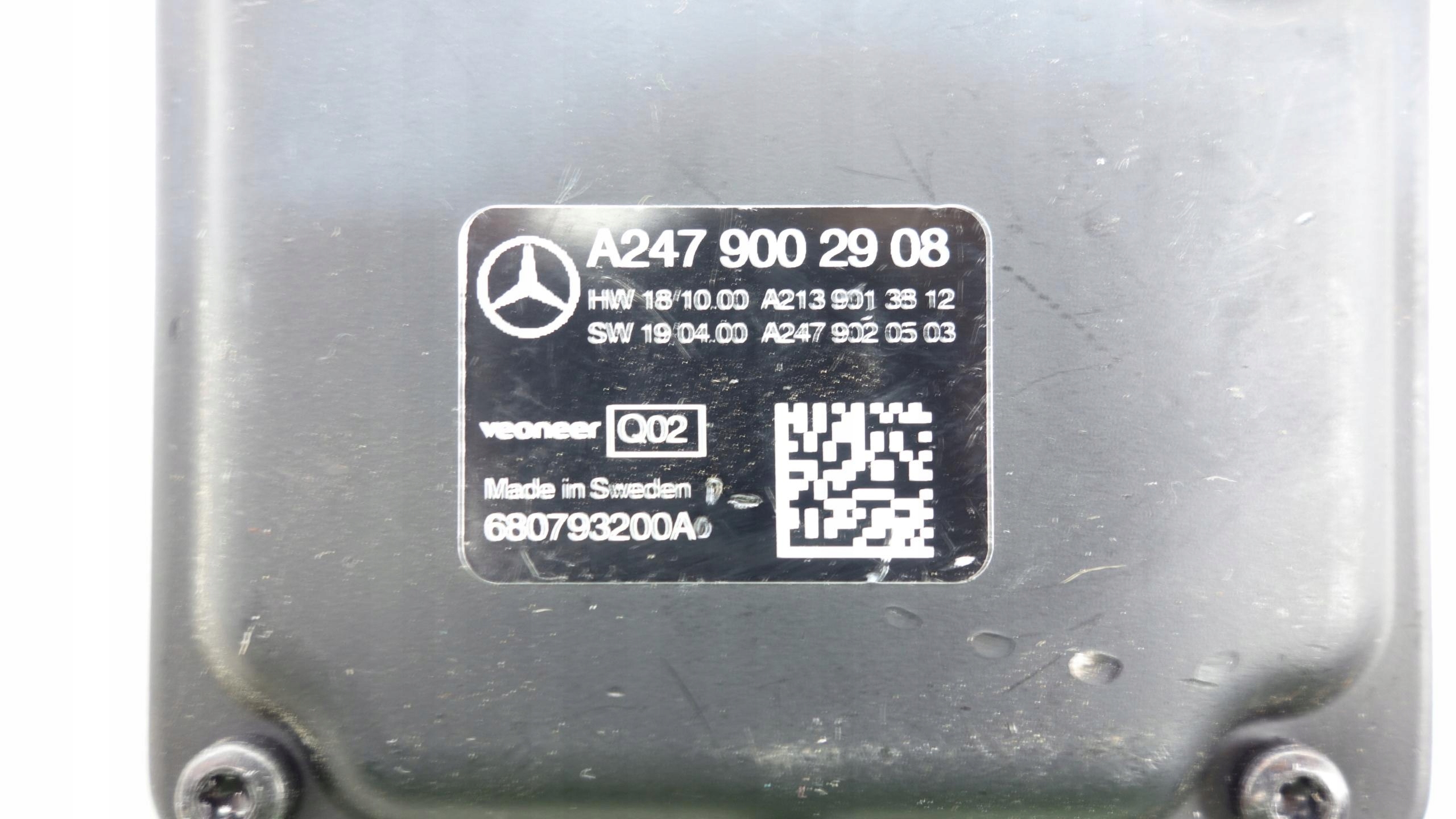 KAMERA windows ASYSTENT changes supports MERCEDES B W247 2016- A2479002908