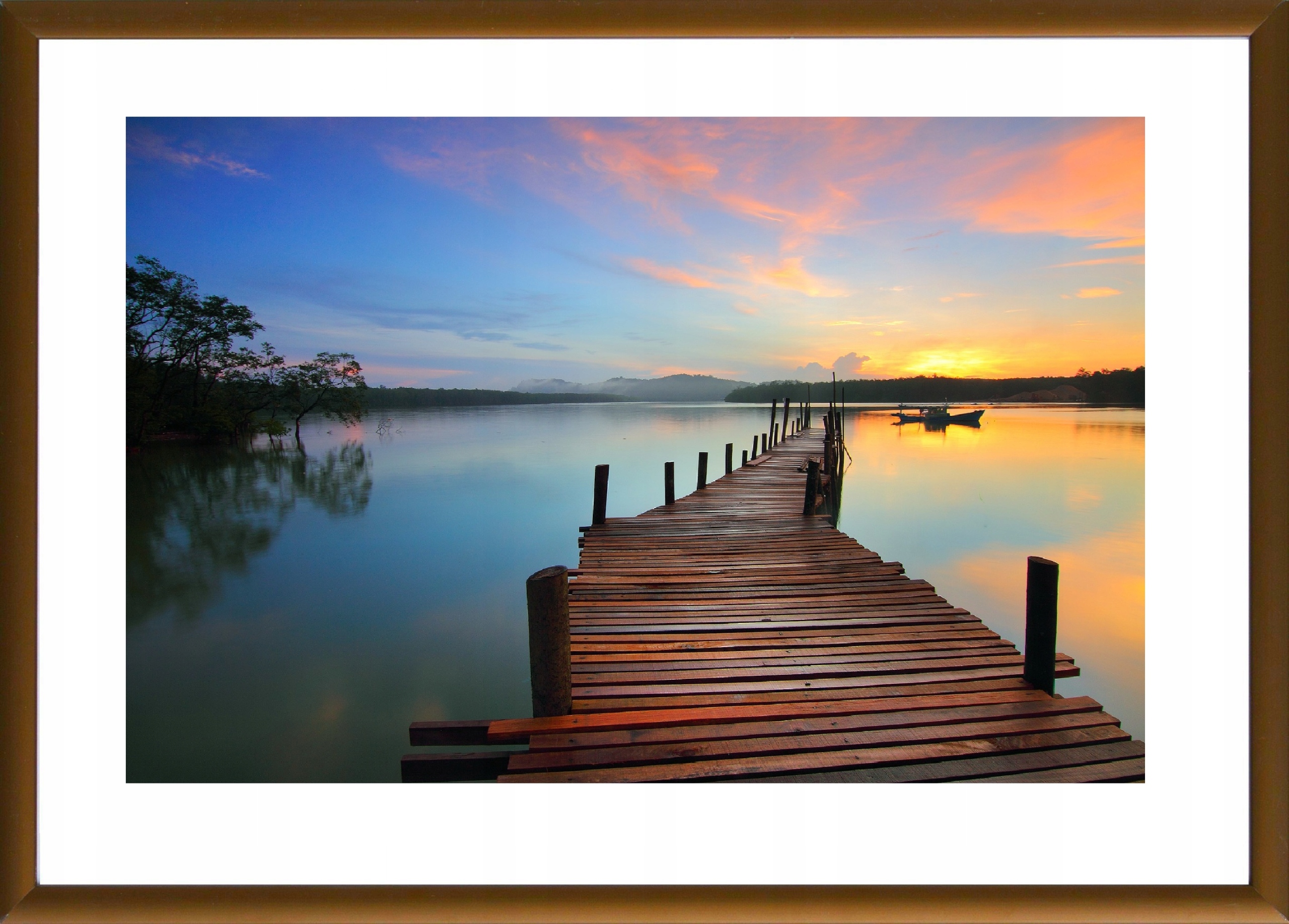 

Rama aluminiowa brązowa A1 59,4x84 ramka 84x59,4