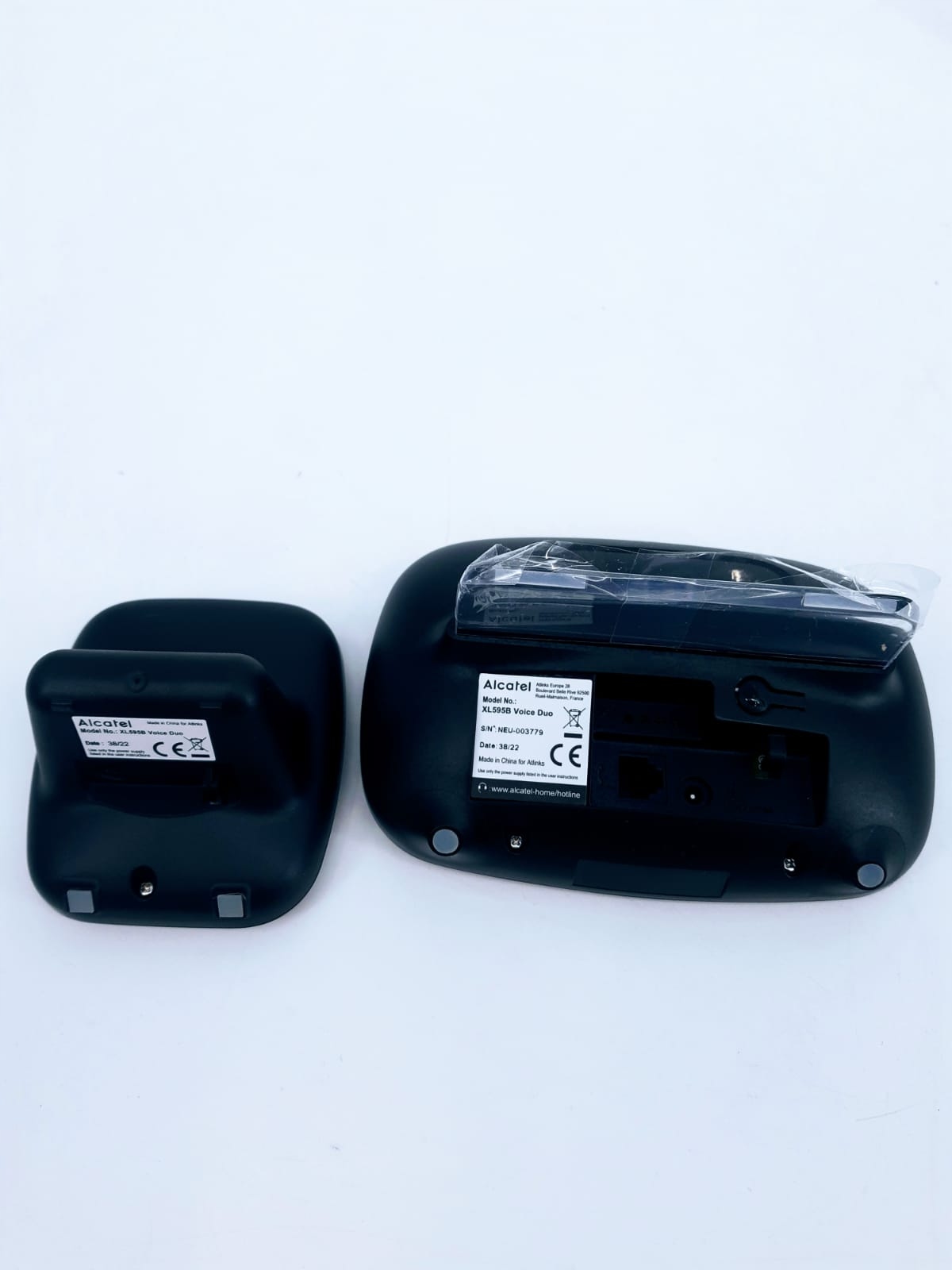 Telefon stacjonarny bezprzewodowy Alcatel XL595B DUO Cechy dodatkowe identyfikacja numeru przychodzącego