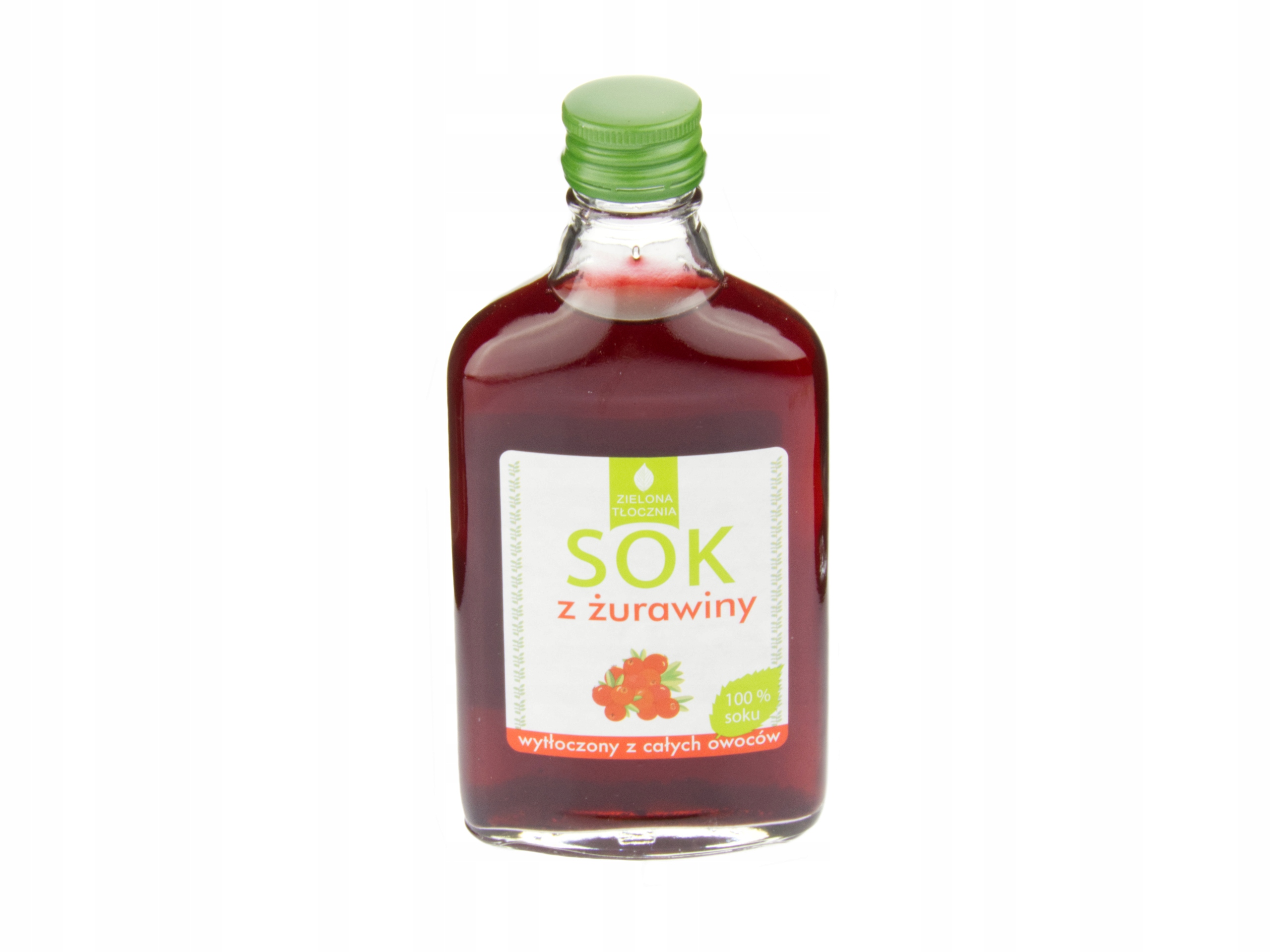 

Sok z żurawiny 100% Zielona Tłocznia 200ml