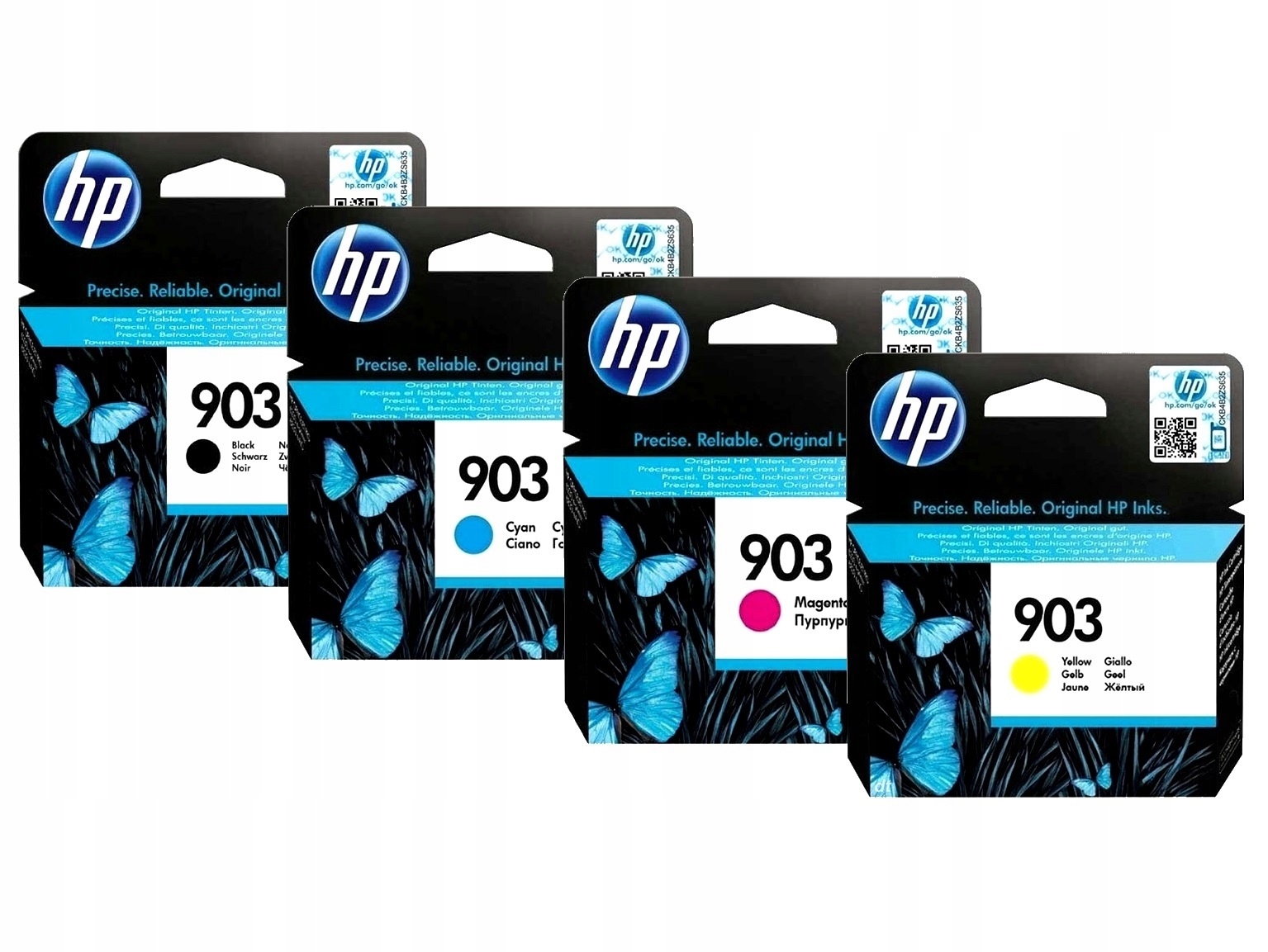 4X TUSZE 903 XL 903XL DO DRUKARKI HP OFFICEJET 6900 6950 6960 6970