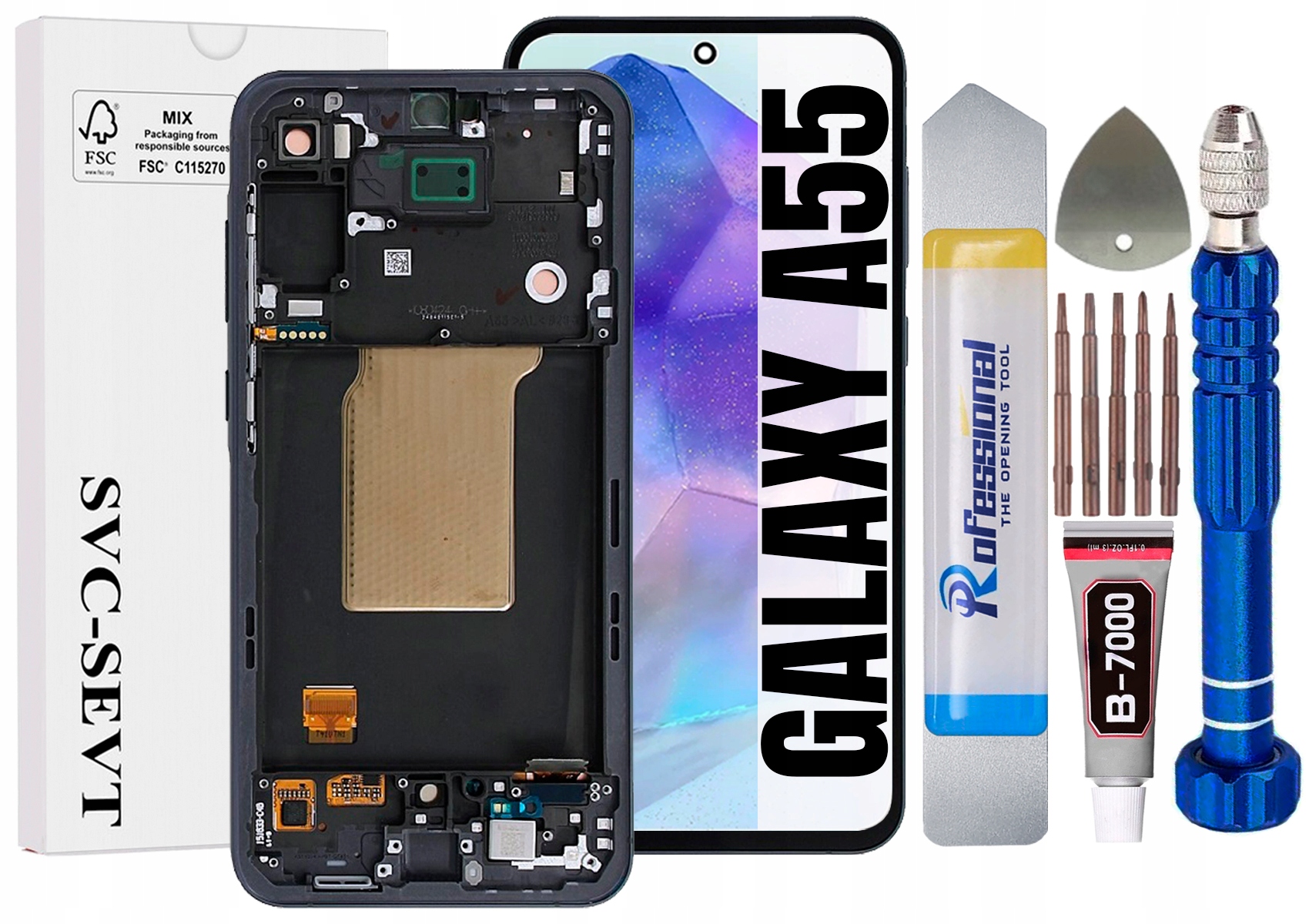 Displej Pro Samsung Galaxy A55 A556 Originální LCD Displej Rámeček