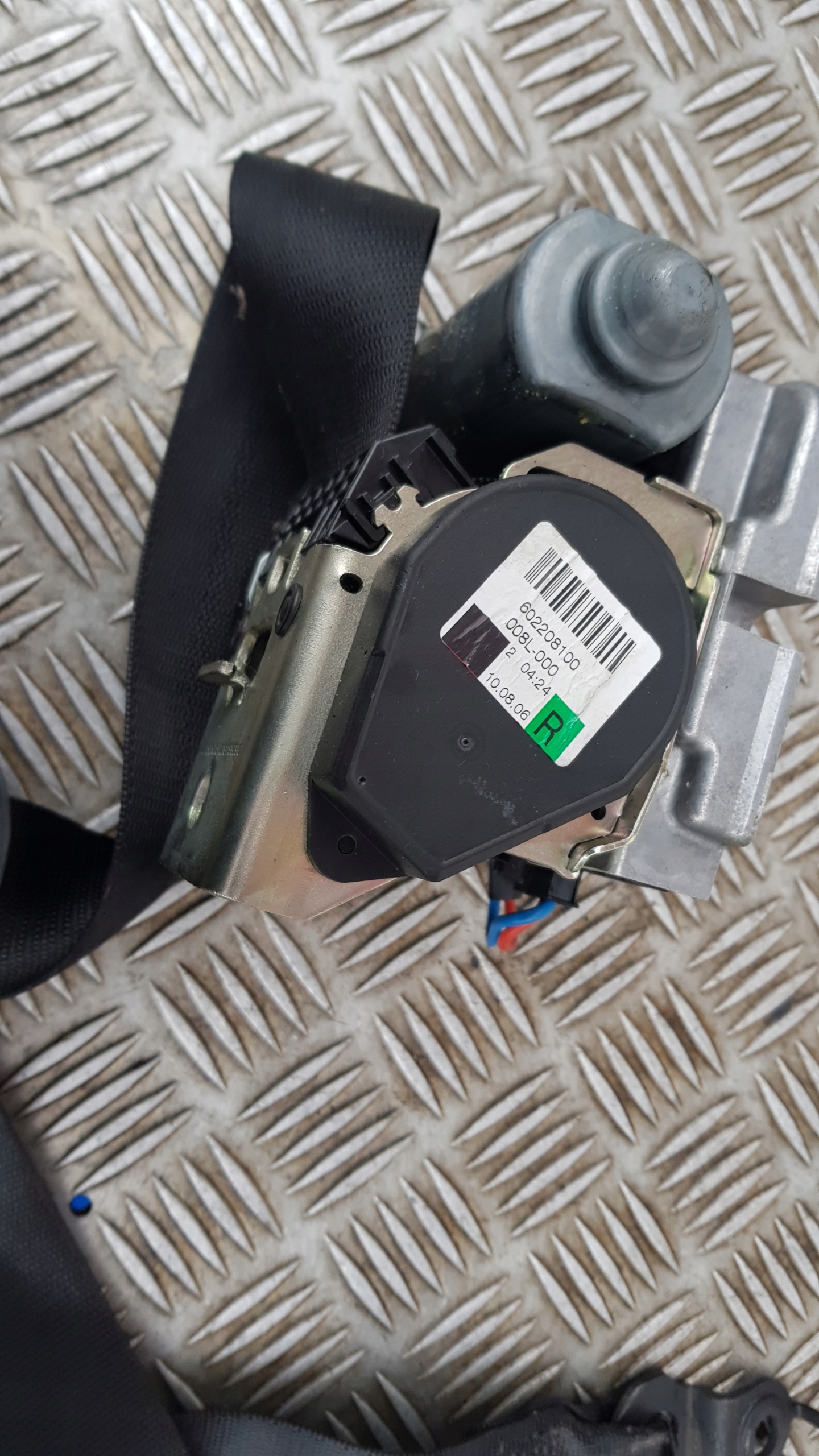 MERCEDES W211 tension belt safety right front 602208100