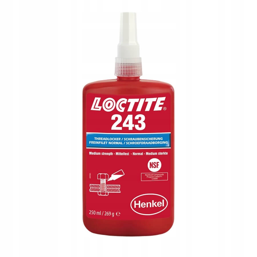 Loctite 243 250ml клей для металевих компонентів