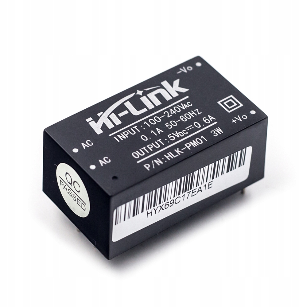 

Zasilacz Przetwornica HLK-PM01 240V Ac do 5V 3W DC