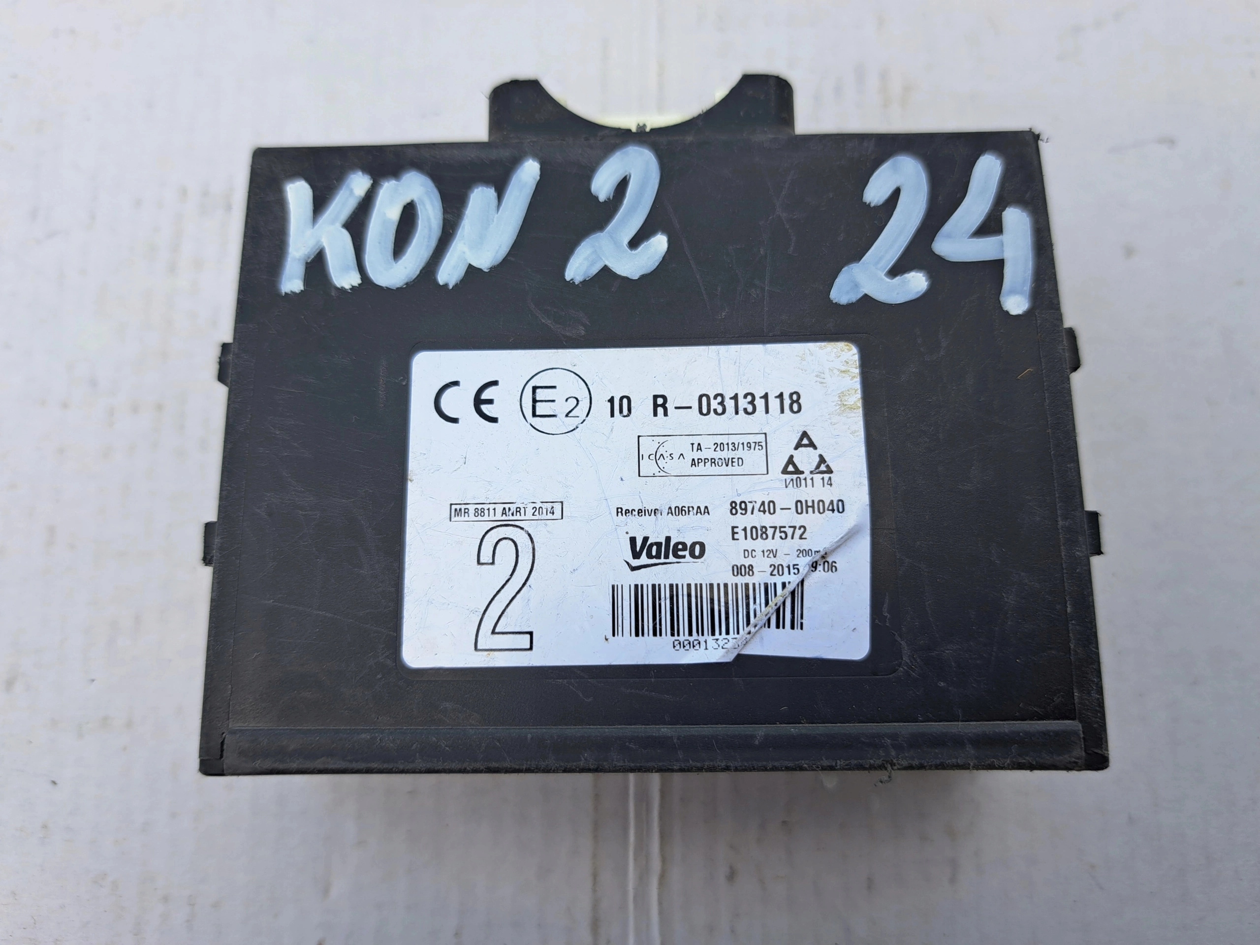 TOYOTA computer ECU control unit 89740-0H040 10R-0313118 E1087572