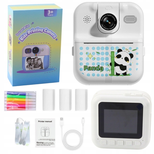 Digitální fotoaparát Lean Toys Vícebarevný fotoaparát pro děti