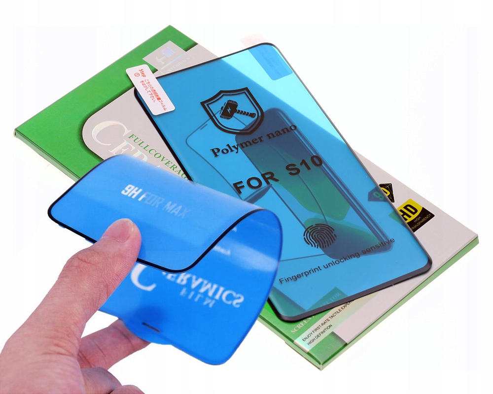 

Szkło Hybrydowe Pełne do Samsung Galaxy S10