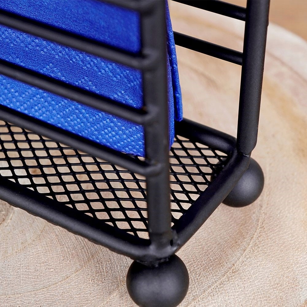 Serwetnik Vilde metal czarny 1 szt. Długość 11.5 cm