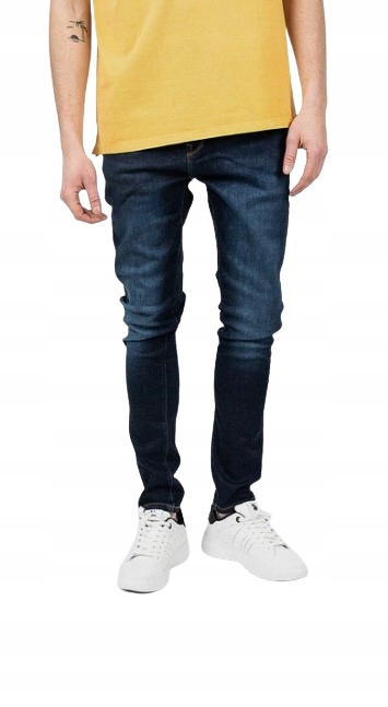 Pepe Jeans Pánské Džínové Kalhoty Tmavě Modré Dlouhé 34/32 34/32 3_/