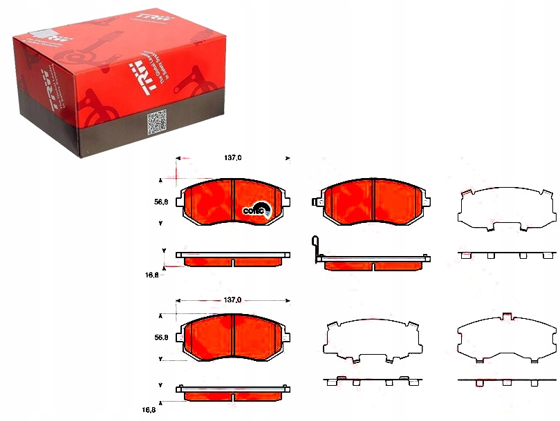 Brzdové Destičky Subaru Přední Forester Party Leg
