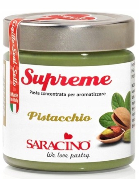 Levně Pistáciová pasta Saracino 100% bez cukru a soli 200 g, pistácie (ne aroma)