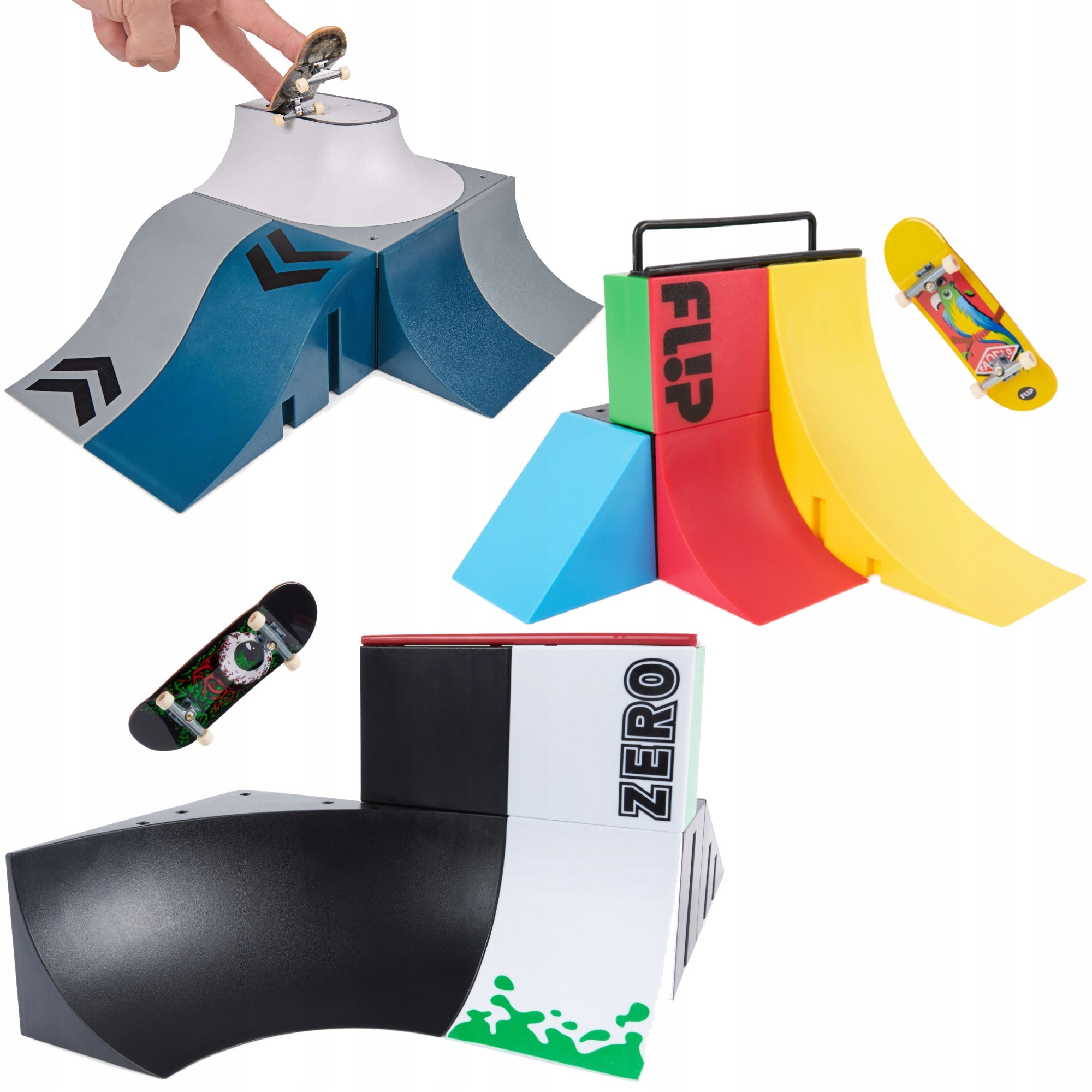 Tech Deck Fingerboard Sada Ramp X-connect 3 Rampy 3 Skateboardy