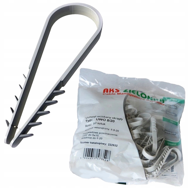 

Aks Uchwyt Wciskany Okrągły Uwo Usmo 8 20 50szt