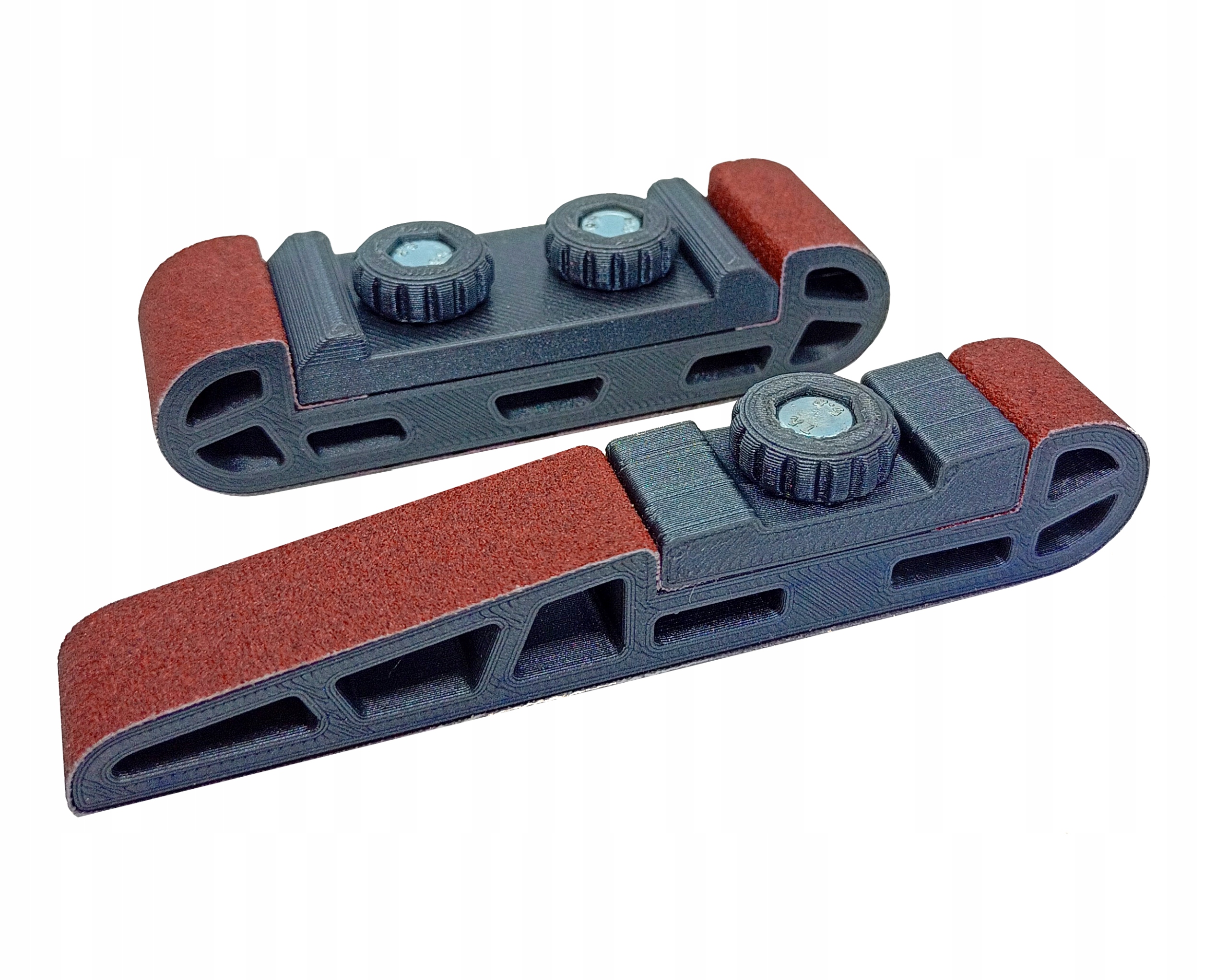 MINI UCHWYTY NA PAPIER ŚCIERNY METALOWY DOCISK