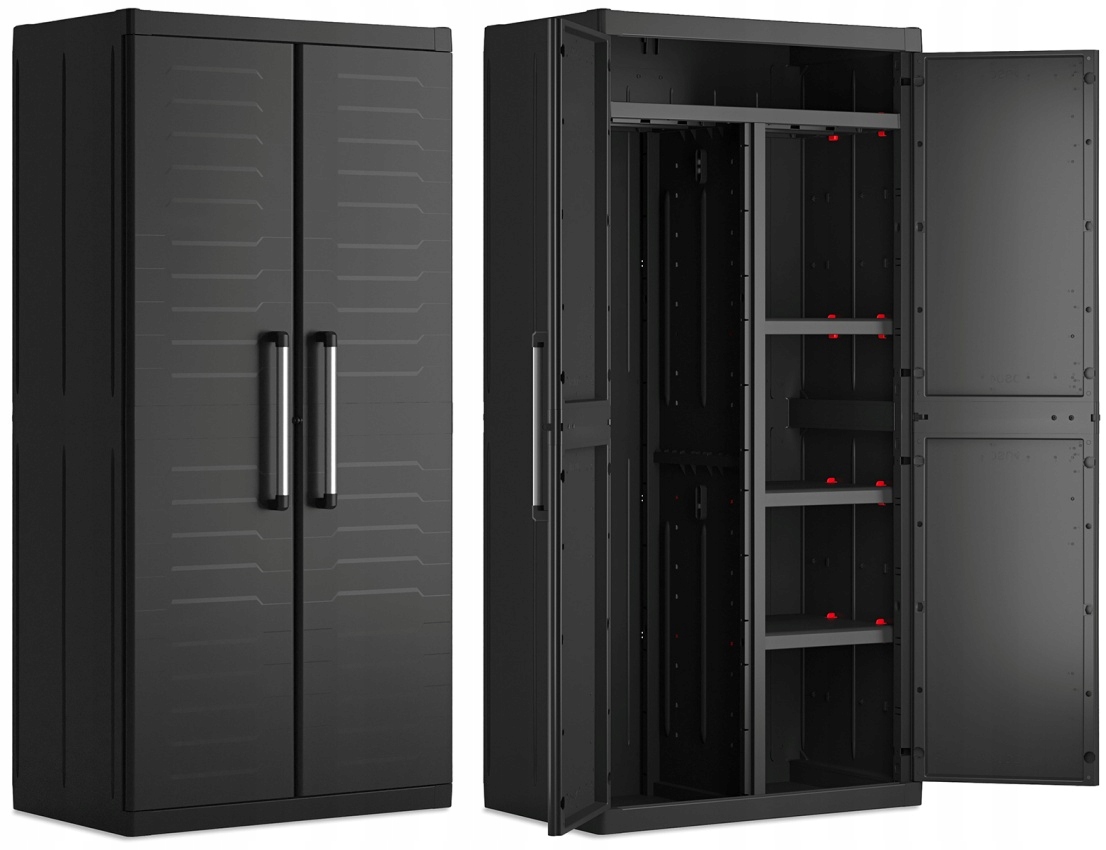 Szafa Ogrodowa Keter Kis na Narzędzia Garażowa Szafka Narzędziowa 182 cm XL