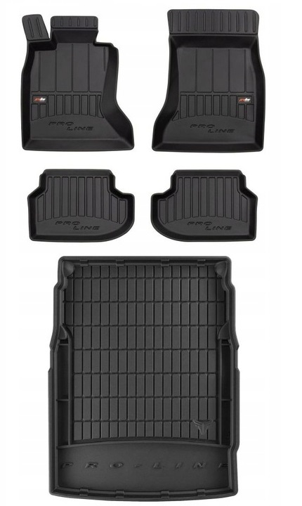 Set 3D Gumové rohože a rohože Bmw 5 F10 Sedan 2013-2017