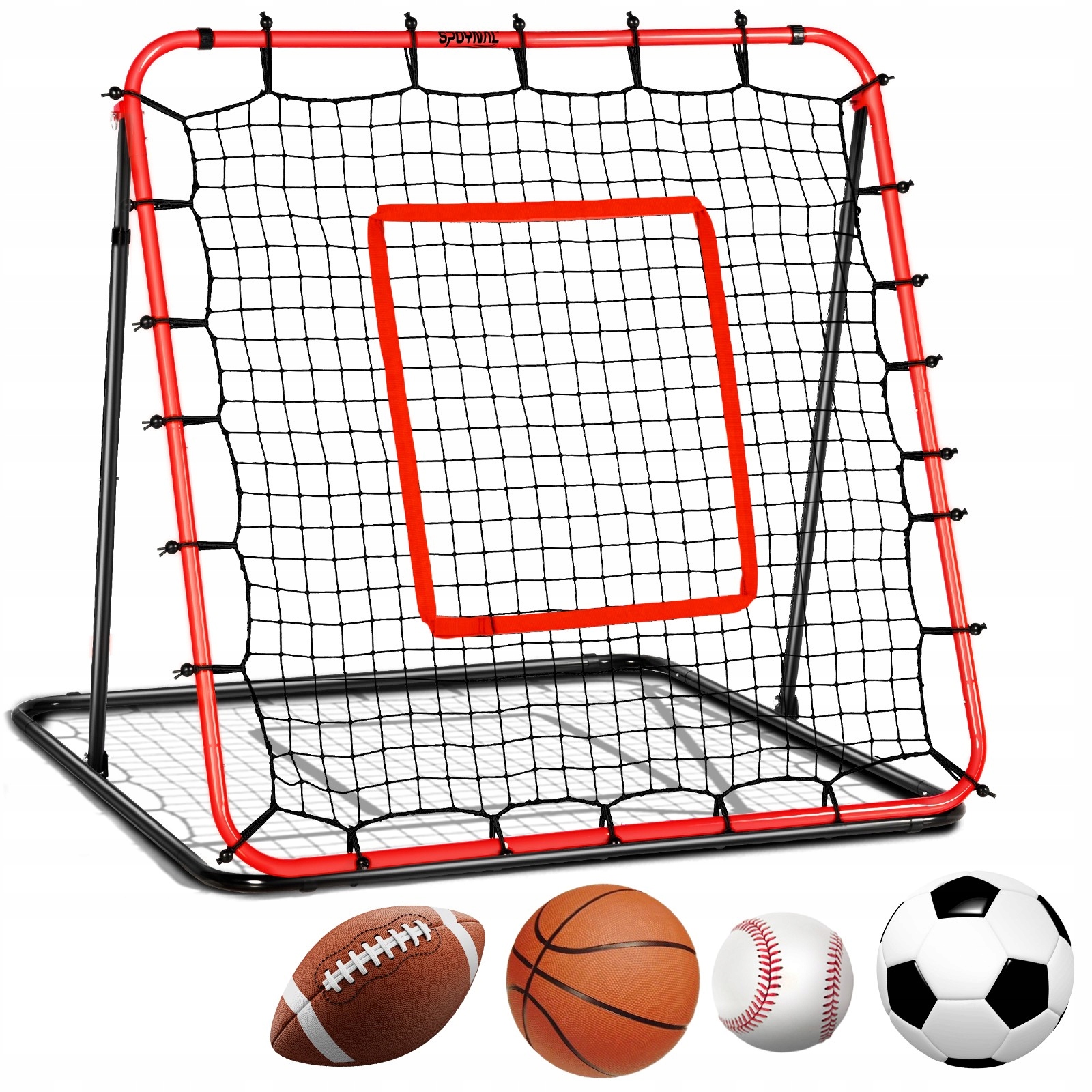 Rebounder Siatka Do Treningu Odbić Trening Podań Strzałów Refleksu 120CM