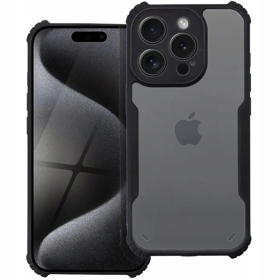 Etui silikonowe Apple iPhone Air (2025), średnio odporne na wstrząsy, z poduszkami powietrznymi w rogach