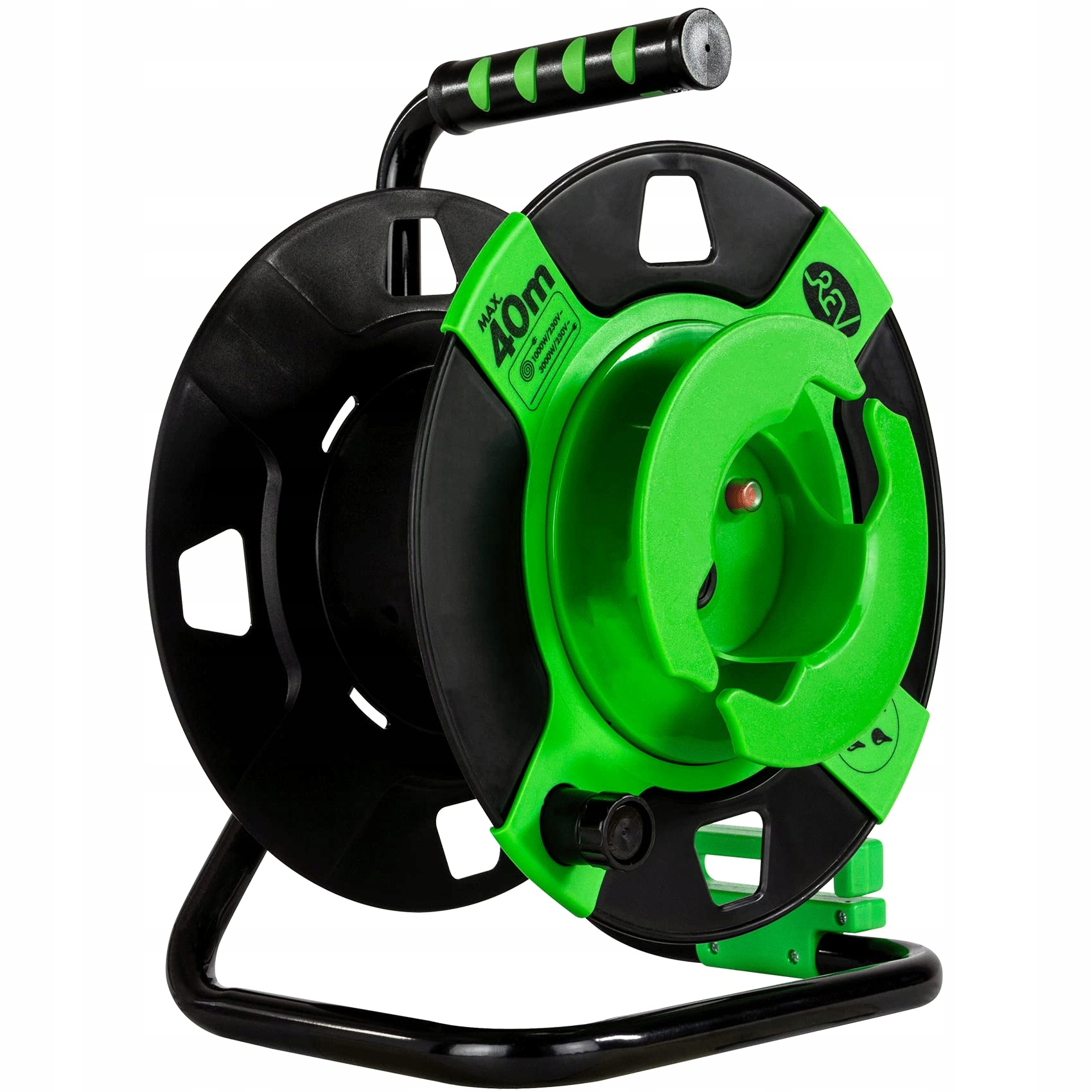 REV Kabel Bębnowy EX IP44 3000W Zielony Do Użytku Zewnętrznego — miniatura 2