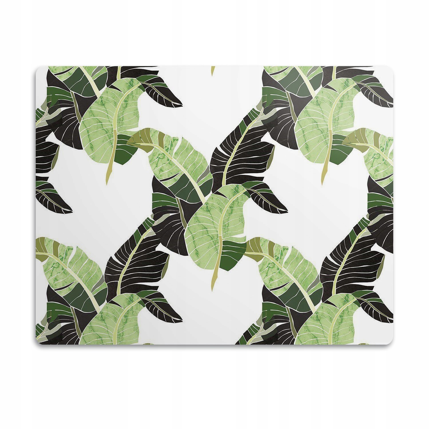 Levně Ochranná podložka pod misky Palmové listy 90x60 cm