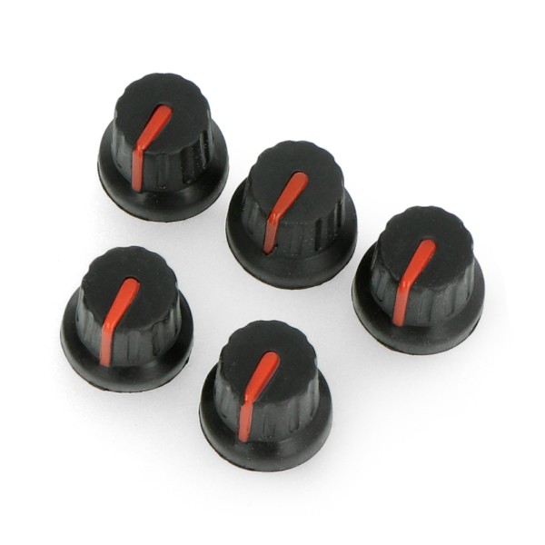

Gałka potencjometru GC16 czerwona 6/16 mm 5szt.