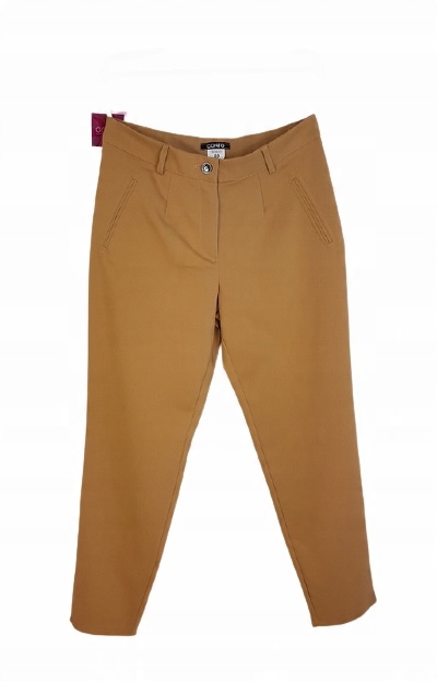 

Spodnie cygaretki Gonto Camel wygodne rozm 42