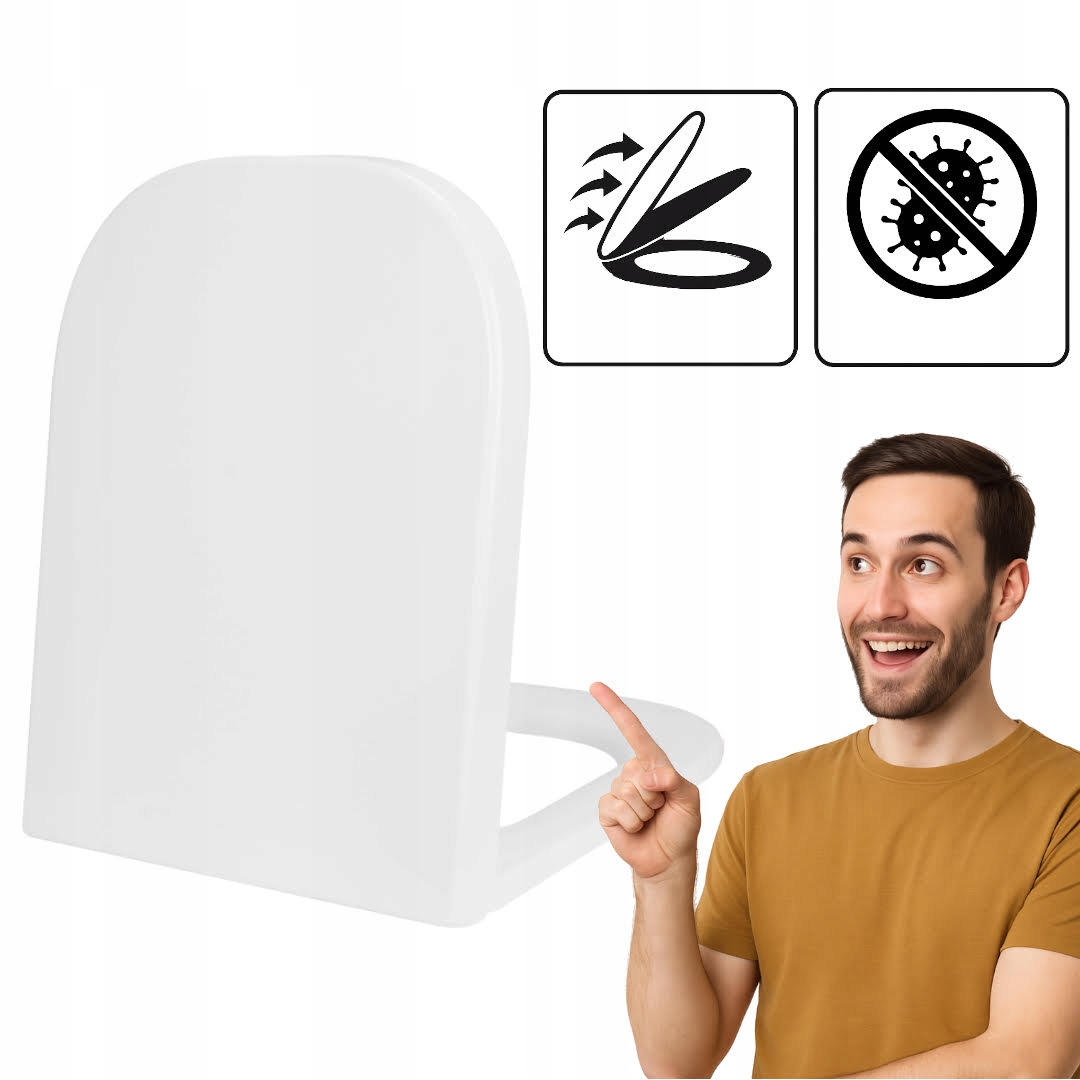 Roca Gap Wc sedátko s pomalým sklápěním a80148200u