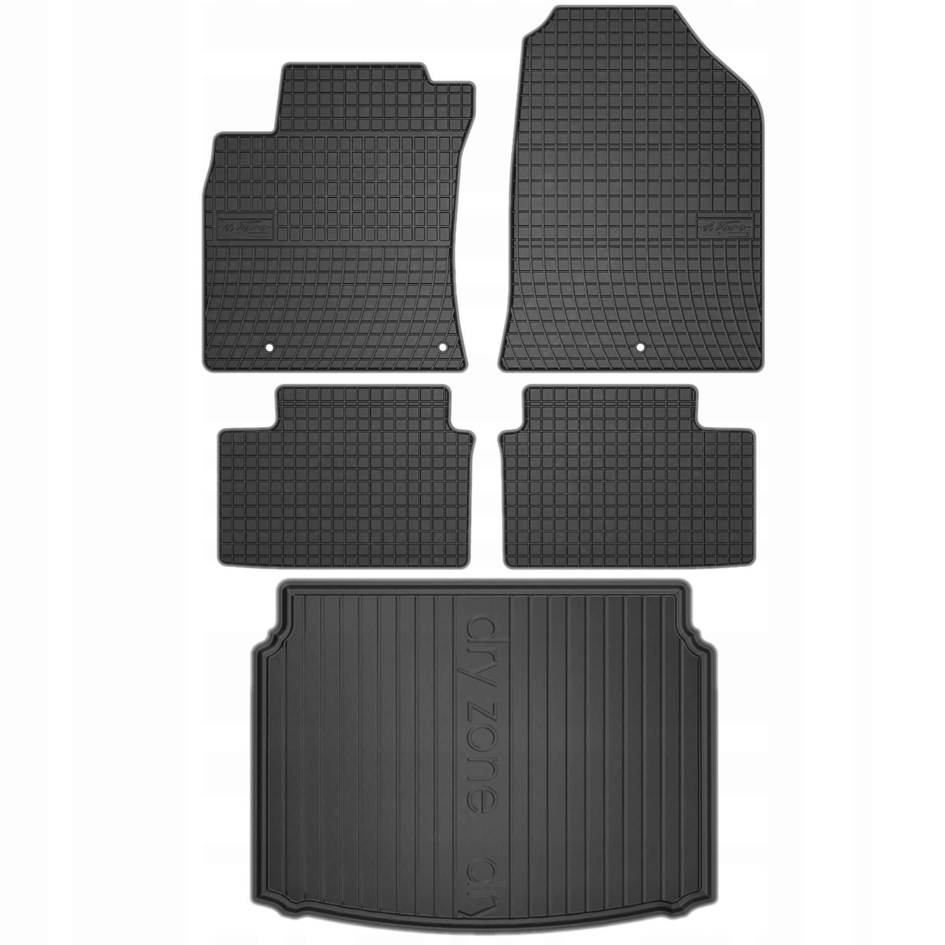 Gumové rohože rohožka do batožinového priestoru Hyundai i30 3 hatchback 16 – spodná podlaha