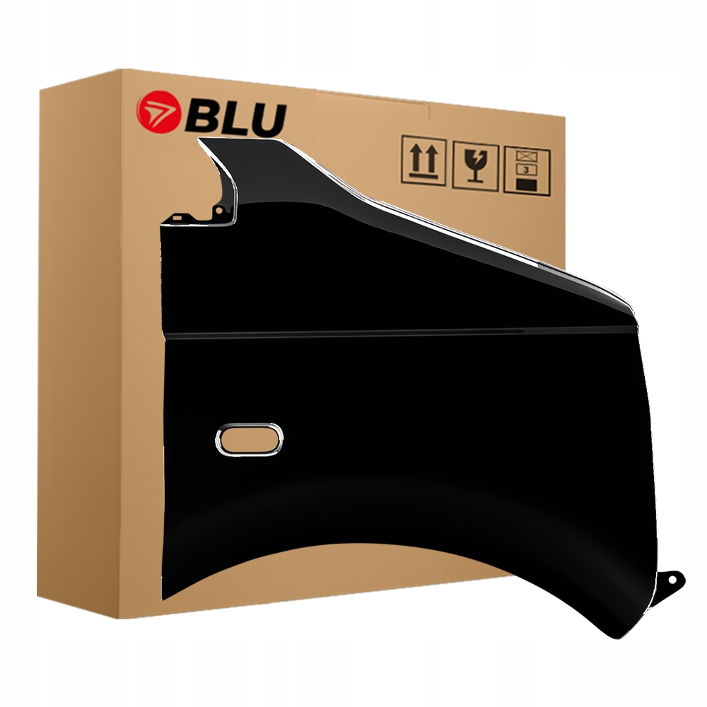 Blu Blatník Vw T5 Transporter Multivan LC9Z pravý černý 03-15 přední