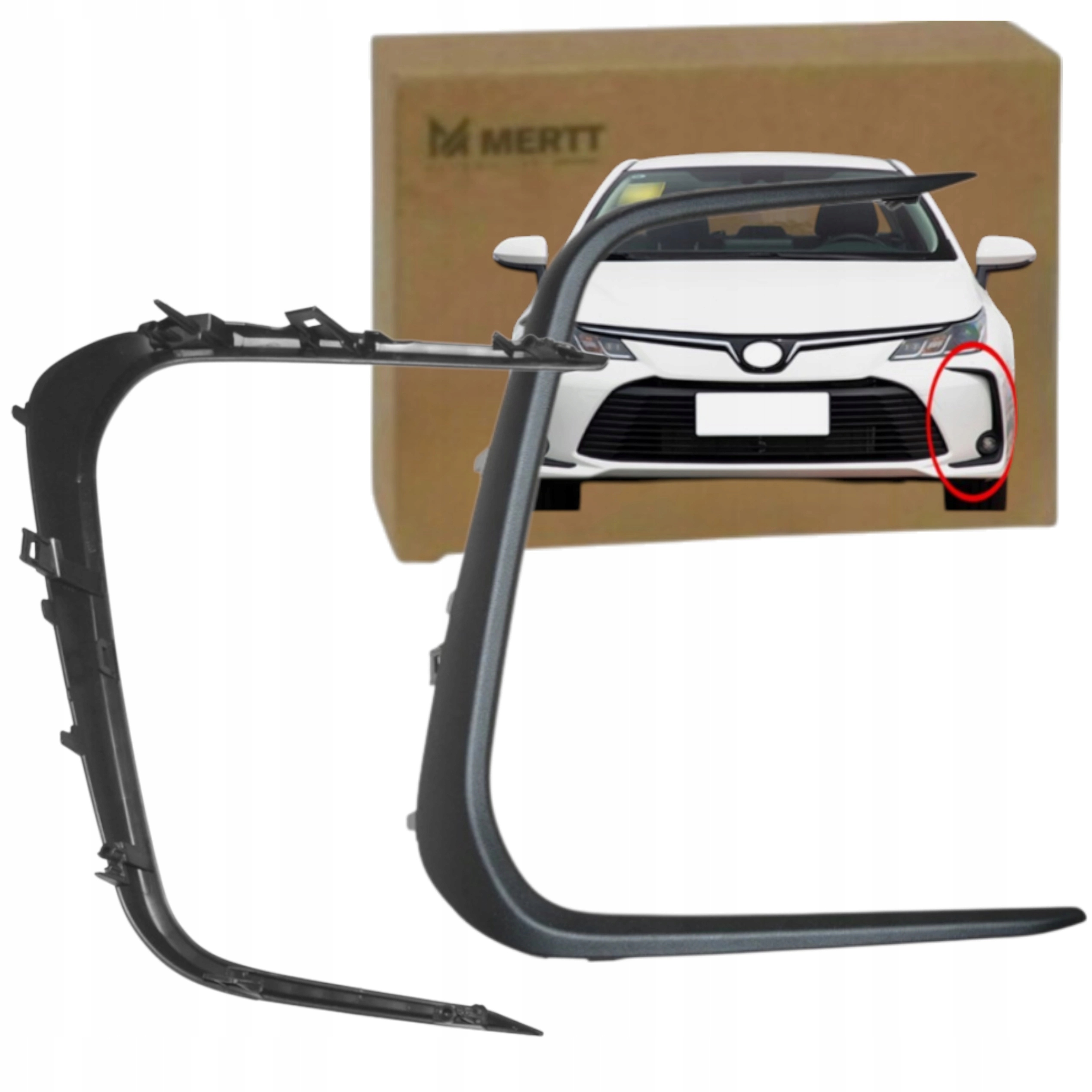 Sedan Lišta Nárazníku 525125-02490 Pravá Toyota Corolla E21 2019-