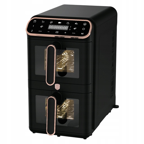 Air fryer Beztuková fritéza double BerlingerHaus BlackRose BH-9802