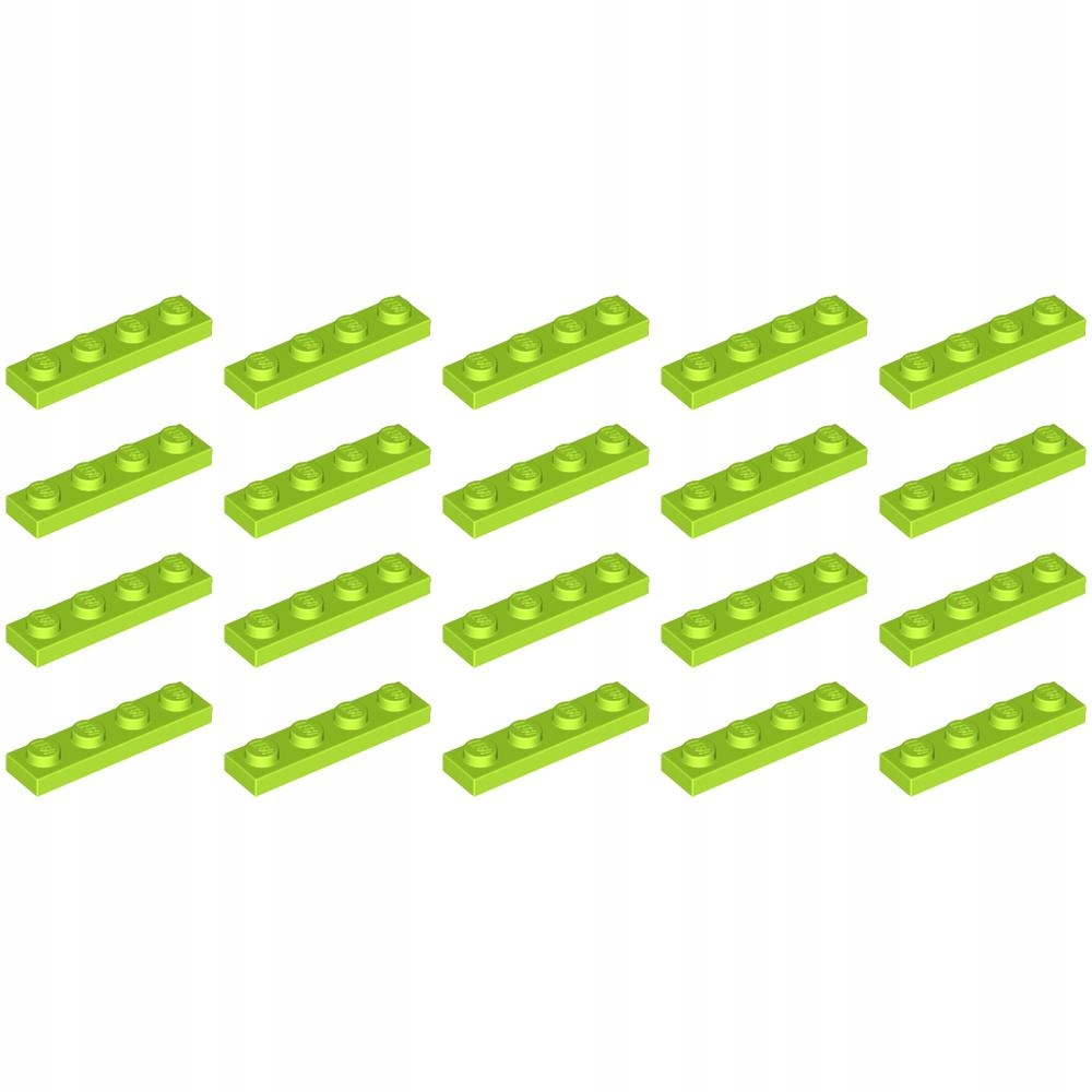 

Pakiet Lego 3710 Płytka 1x4 Limonkowy 20szt Nowe