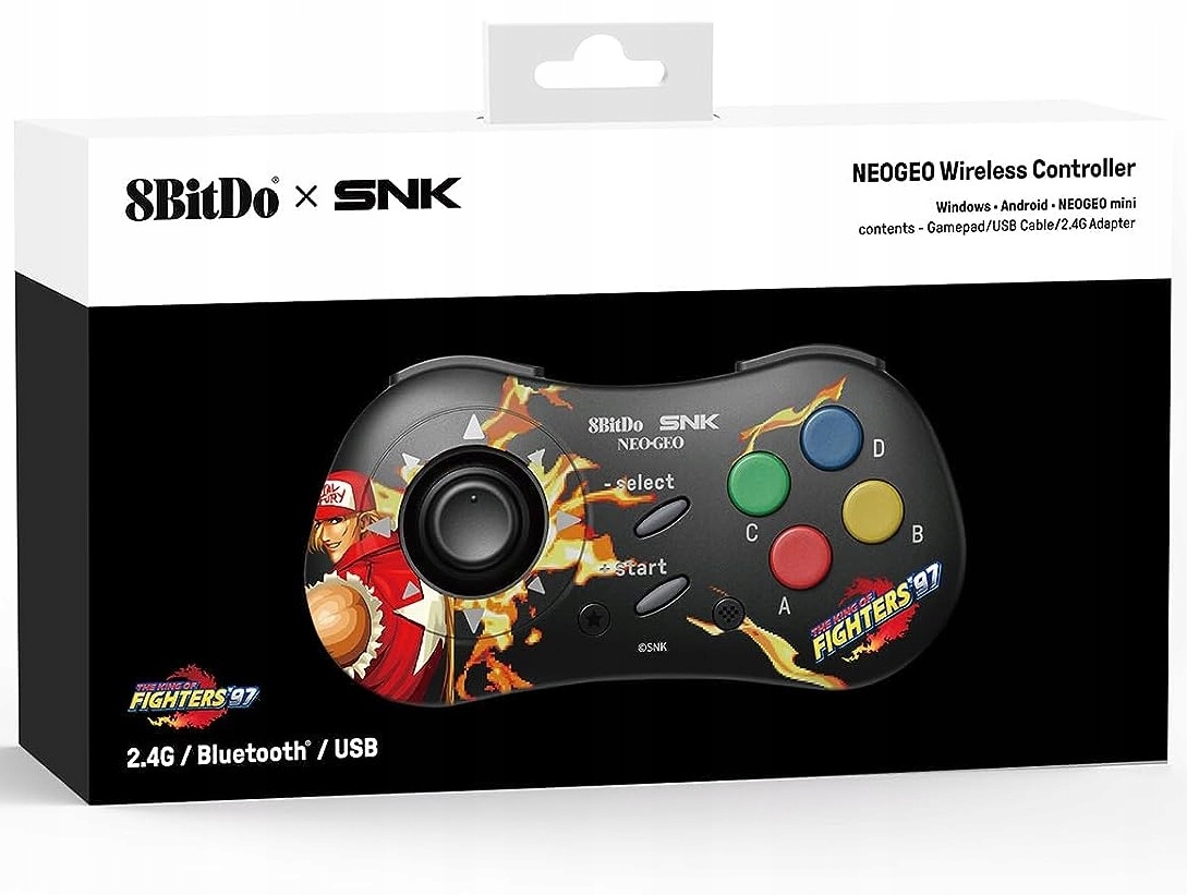 8BitDo Snk Neogeo Terry Bogard Pad 2.4G Bt Usb Pc
