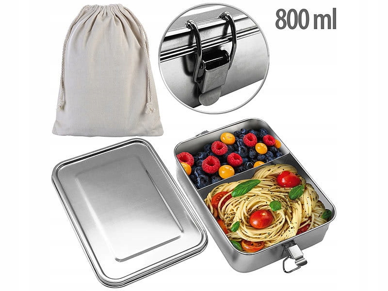 

Lunchbox ze stali nierdzewnej pojemnik 800 ml
