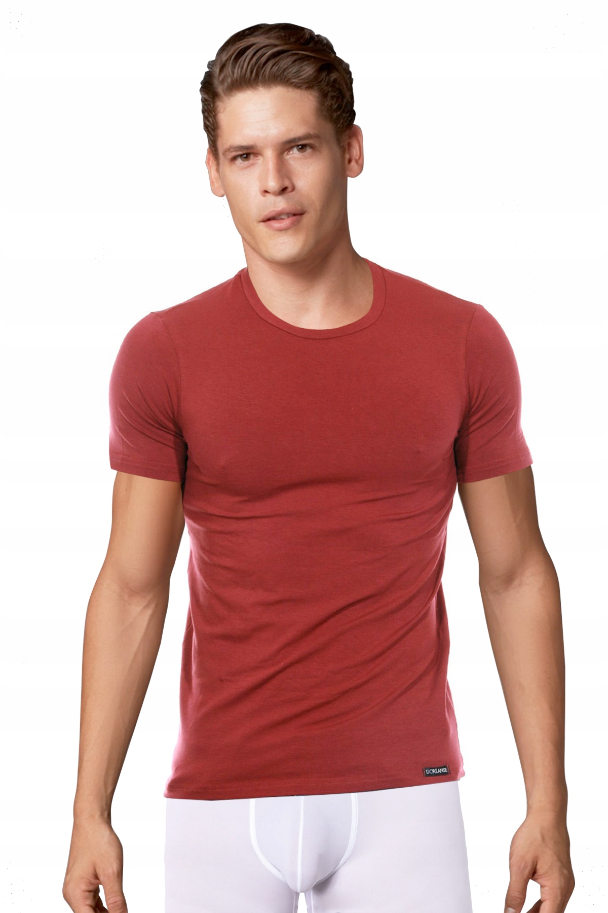 

T-shirt męski Doreanse Koszulka 2550 L Bordowy