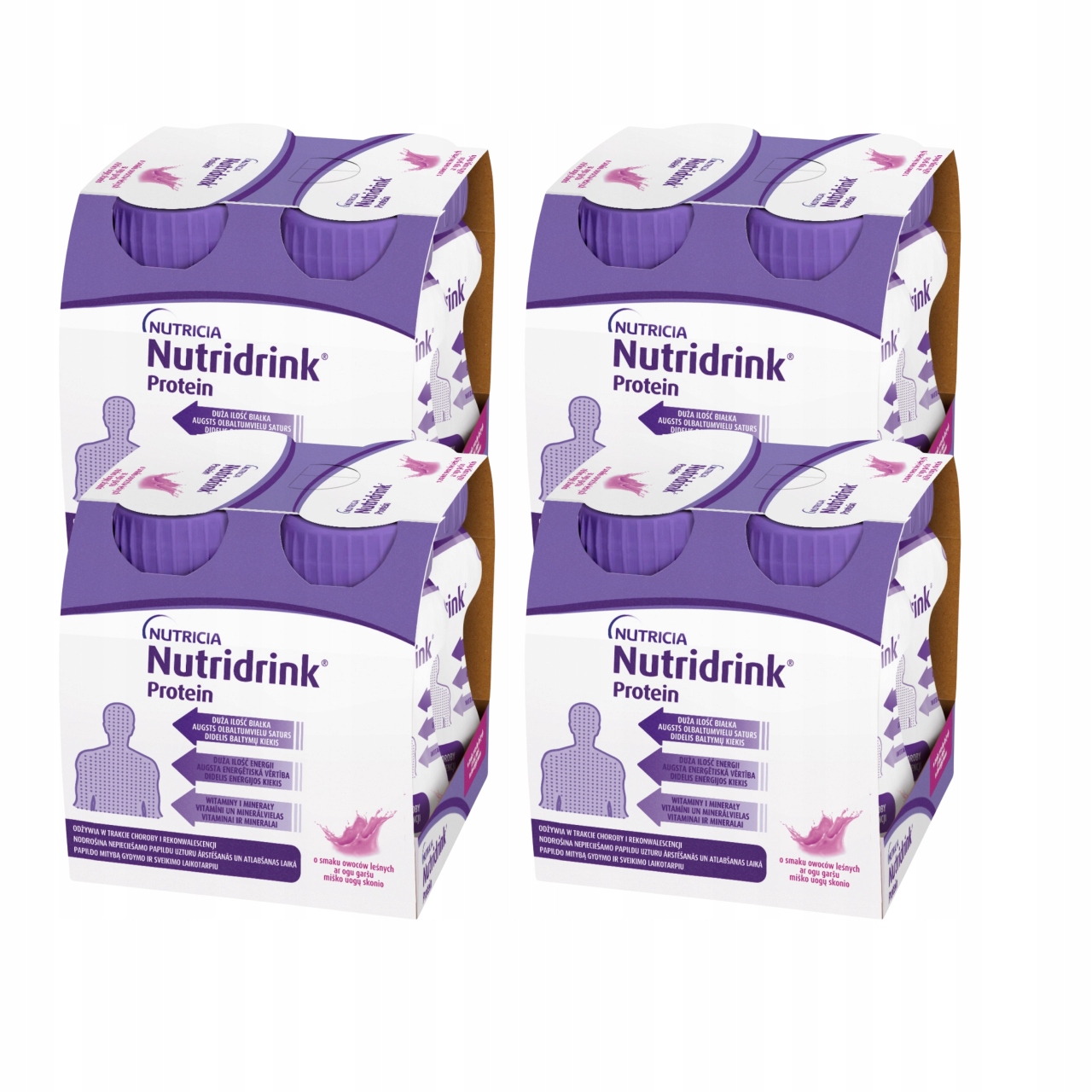 Nutridrink Protein Owoce leśne 4 x 125 ml