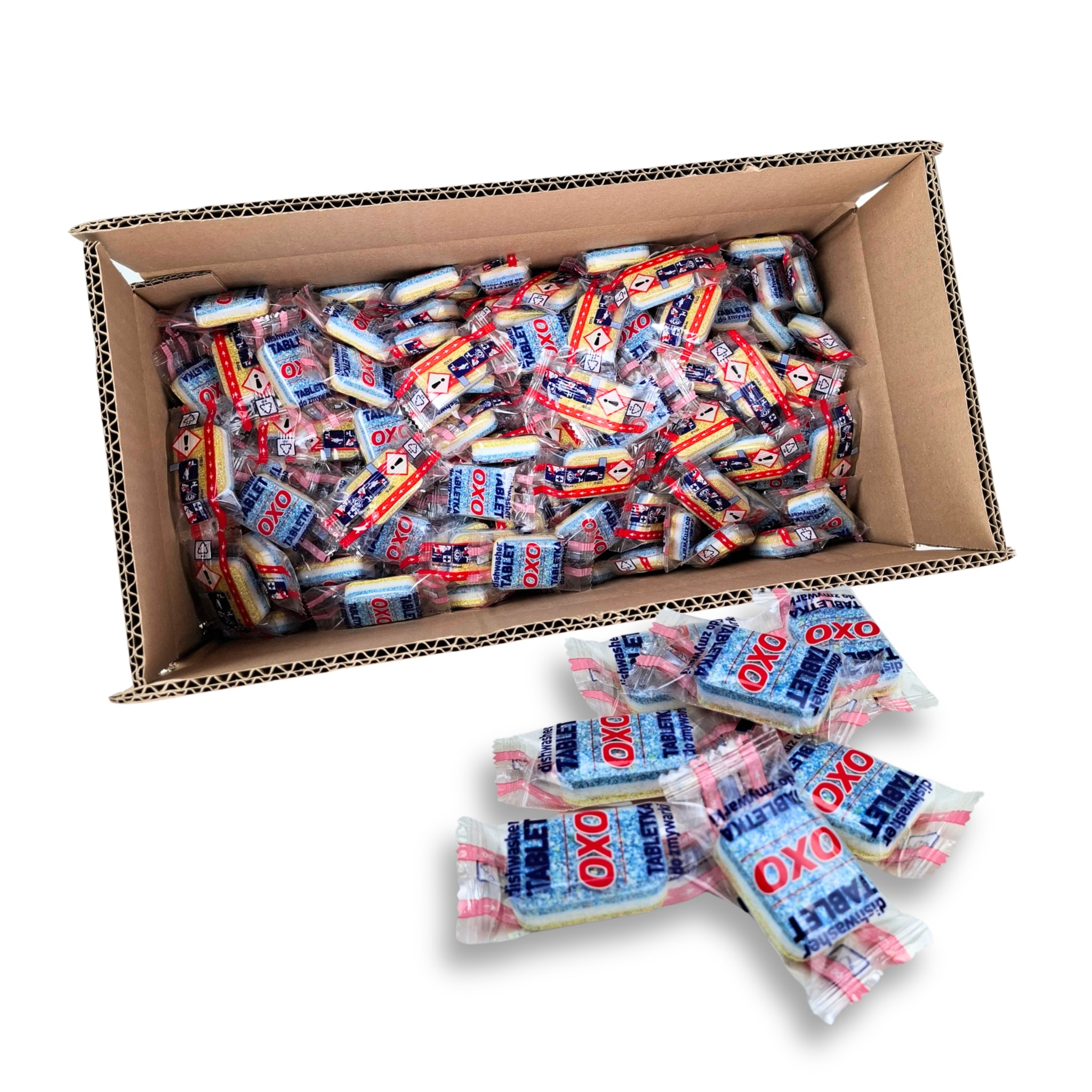 Tabletki do zmywarki Oxo 500 sztuk Eko,skuteczne, Nie Pozostawiają Smug